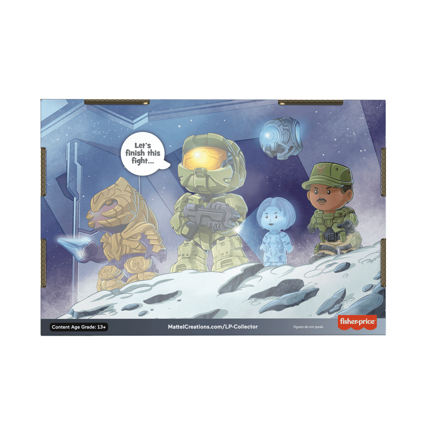 Little People Collector Halo Special Edition Set - Bộ Mô Hình Nhân Vật Halo 3 - Mattel Creations Mattel - ảnh 6 - Action Figu