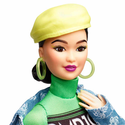 Barbie BMR1959 Doll - Neon Motocross Dress & Oversized Denim Jacket - Búp Bê Thời Trang Sưu Tầm - Mattel Signature - Hình ảnh bổ sung 4