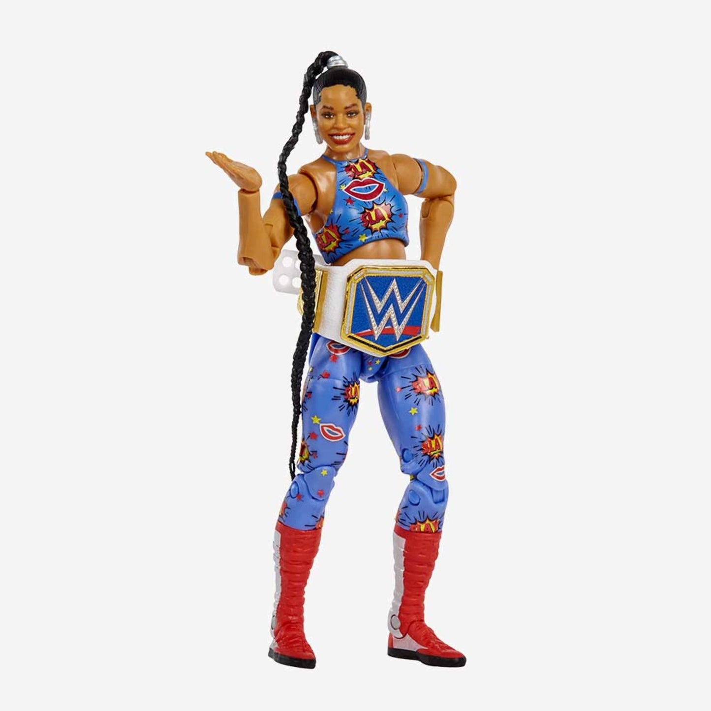 WWE Bianca Belair Elite Collection Action Figure - Mô Hình Nhân Vật WWE Cao Cấp - Mattel HDF18 - Hình ảnh chi tiết 2