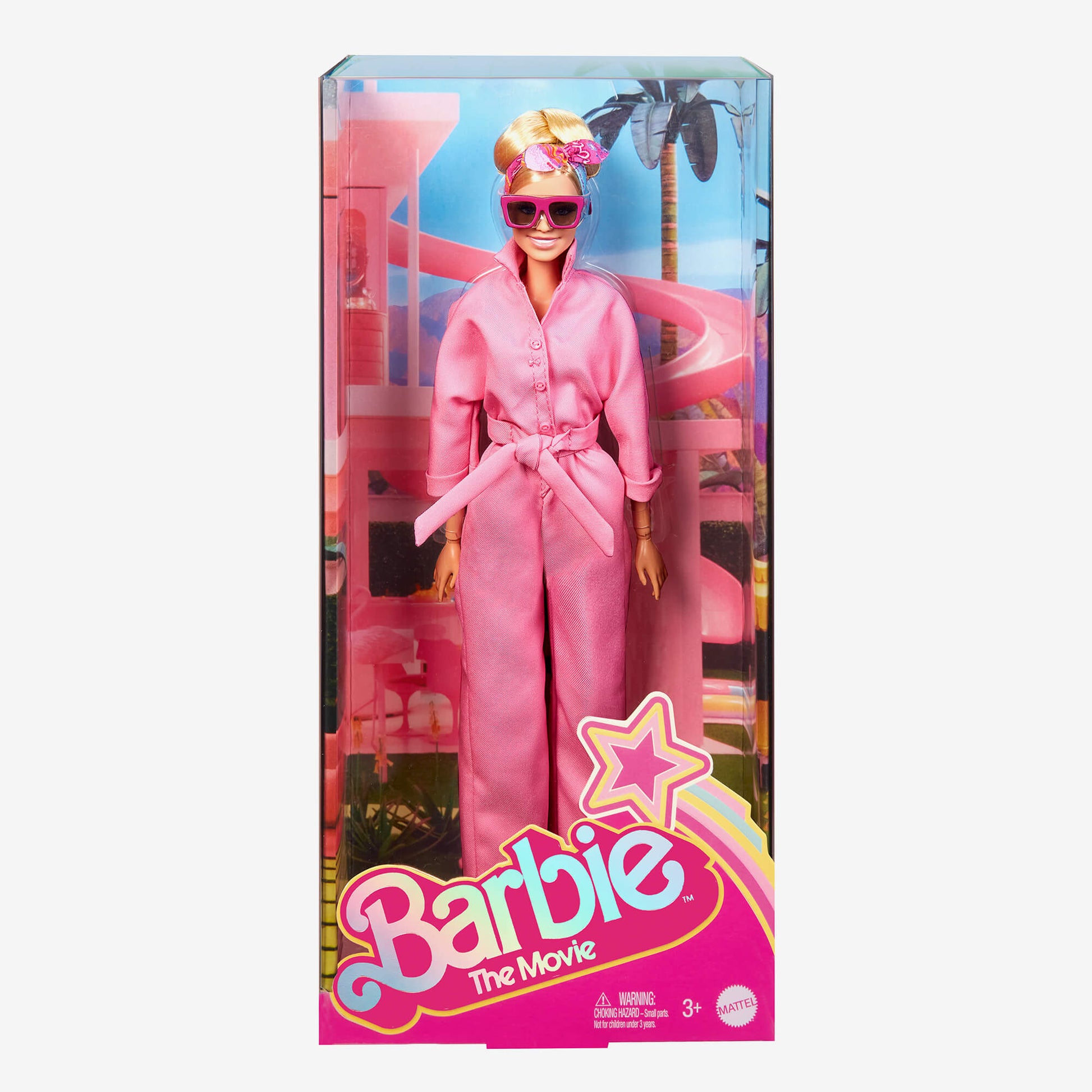 Barbie in Pink Power Jumpsuit – Barbie The Movie - Búp bê Sưu tầm Chính hãng Mattel Mattel - ảnh 4 - Figure
