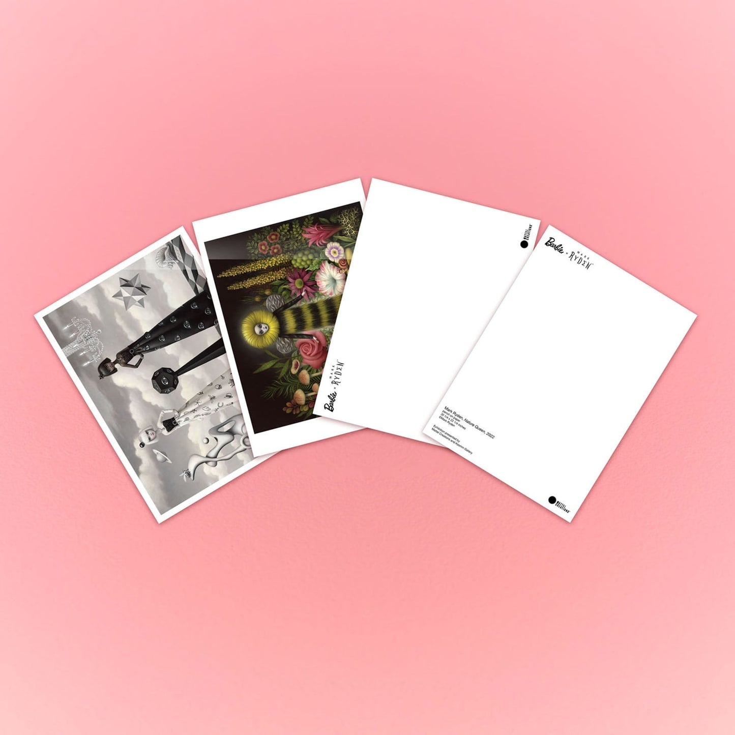Mark Ryden x Barbie Postcard Set - Bộ Bưu Thiếp Nghệ Thuật Sưu Tầm - Mattel Creations - Góc nhìn khác 3