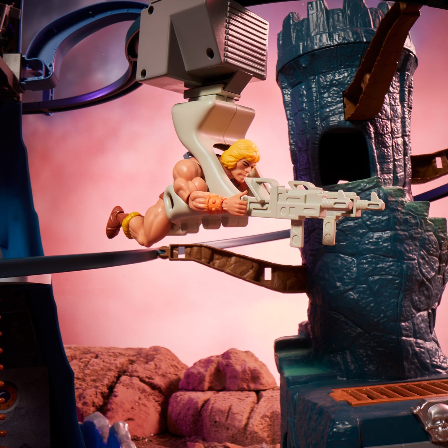 Masters of the Universe Origins Eternia Playset - Bộ Đồ Chơi Mô Hình Chiến Trường Eternia - Mattel HGW42 Mattel - ảnh 2 - Act