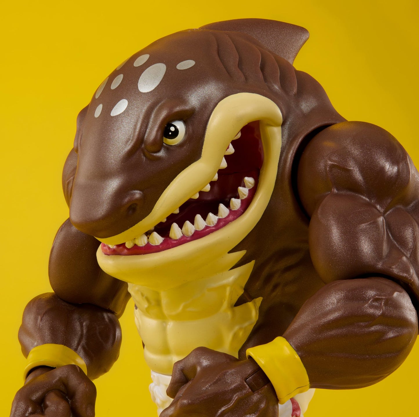 Street Sharks Big Slammu Action Figure - Mô Hình Cá Mập Siêu Anh Hùng - Mattel - Góc nhìn khác 3