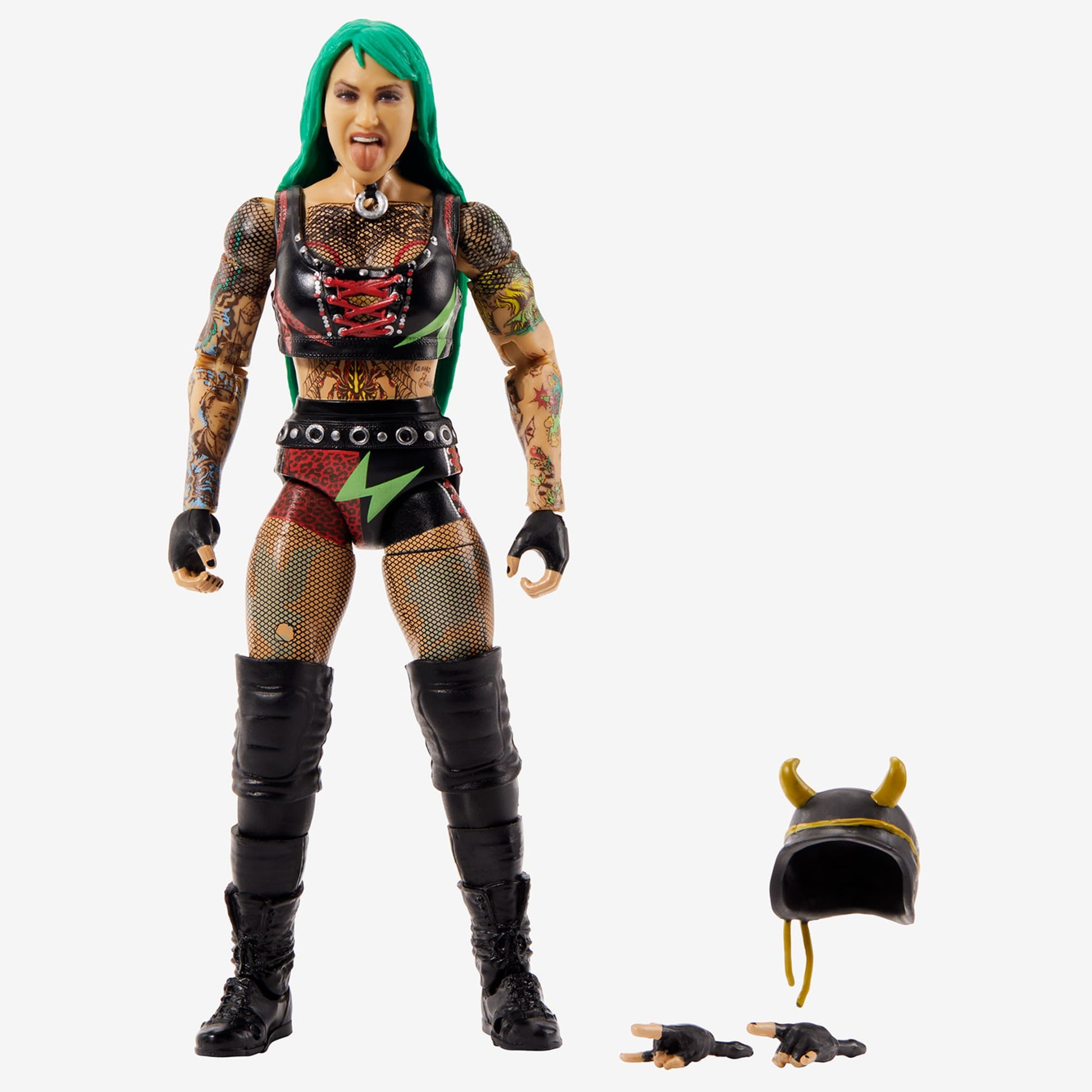 WWE Shotzi Elite Collection Action Figure - Mô Hình Siêu Sao WWE Cao Cấp - Mattel HDF39 - Hình ảnh bổ sung 4