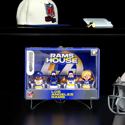 Little People Collector x NFL Los Angeles Rams Set - Bộ Mô Hình Nhân Vật Sưu Tầm Thể Thao Mattel - Hình ảnh sản phẩm