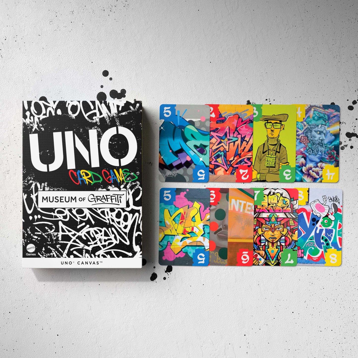 Museum of Graffiti x UNO Card Deck - Bộ Bài UNO Nghệ Thuật Giới Hạn - Mattel - Góc nhìn khác 3