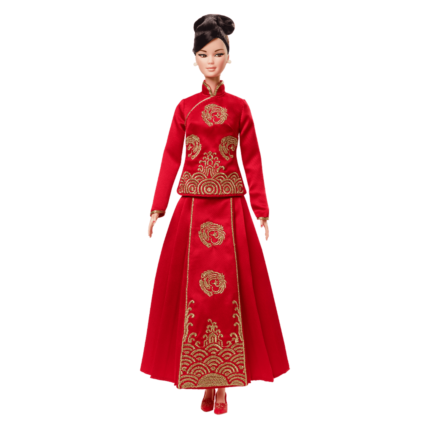 Barbie Lunar New Year Doll Designed by Guo Pei - Búp bê Tết Nguyên Đán Sưu tầm - Mattel Signature - Hình ảnh sản phẩm