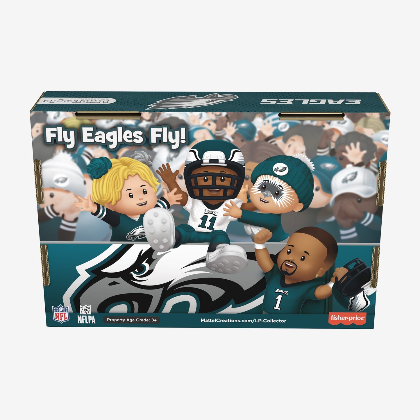 Little People Collector x NFL Philadelphia Eagles Set - Bộ Mô Hình Nhân Vật Philadelphia Eagles - Mattel Little People Collec