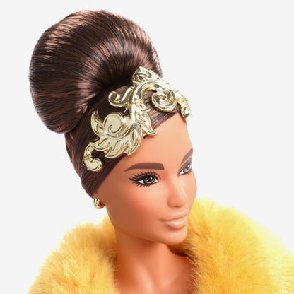 Guo Pei Barbie Doll Wearing Golden-Yellow Gown - Búp bê Sưu tầm Cao cấp Barbie Signature - Hình ảnh bổ sung 6