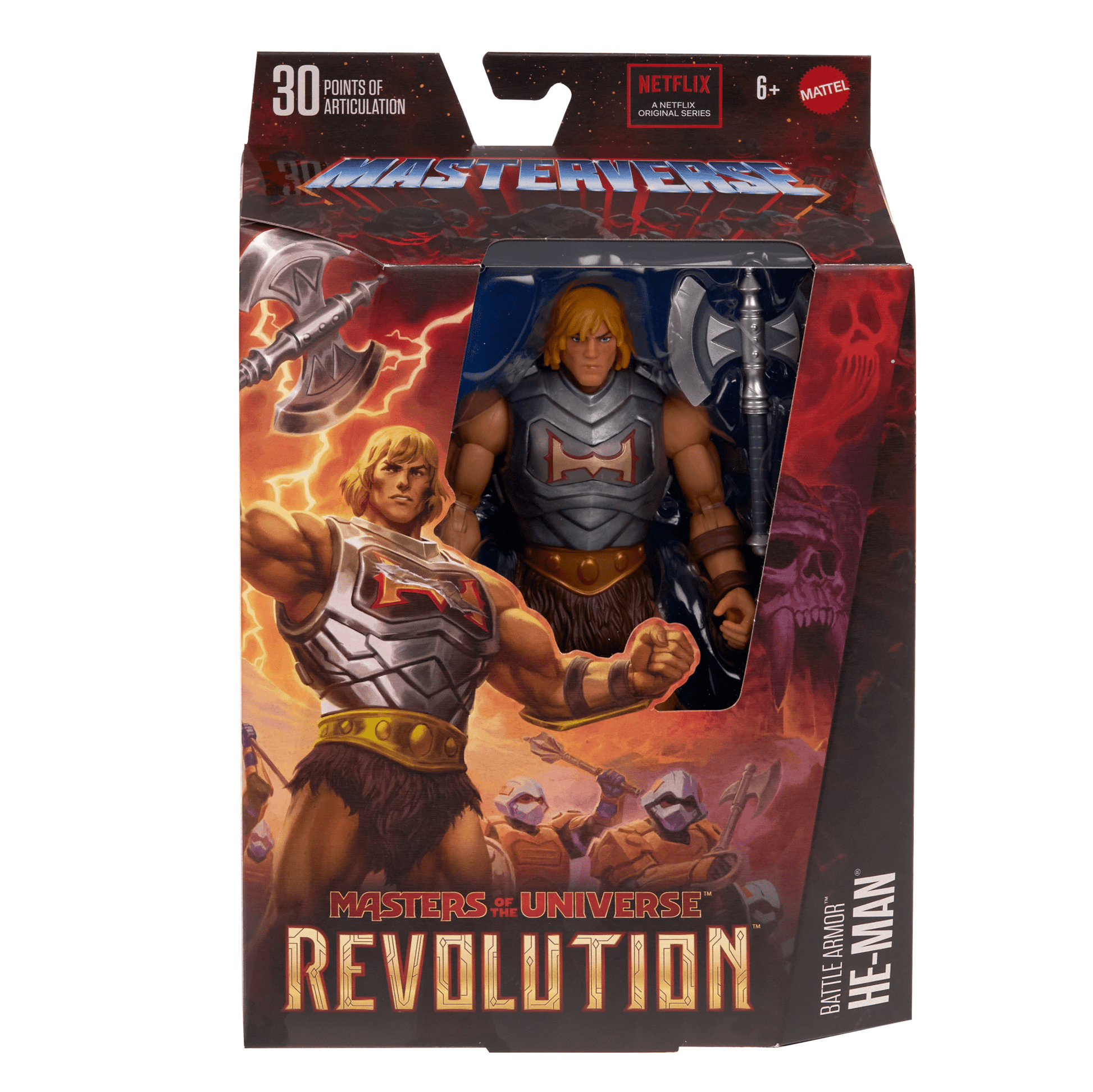 Masters of the Universe Masterverse Battle Armor He-Man Action Figure Mô Hình Hành Động He-Man Mattel - Hình ảnh bổ sung 7