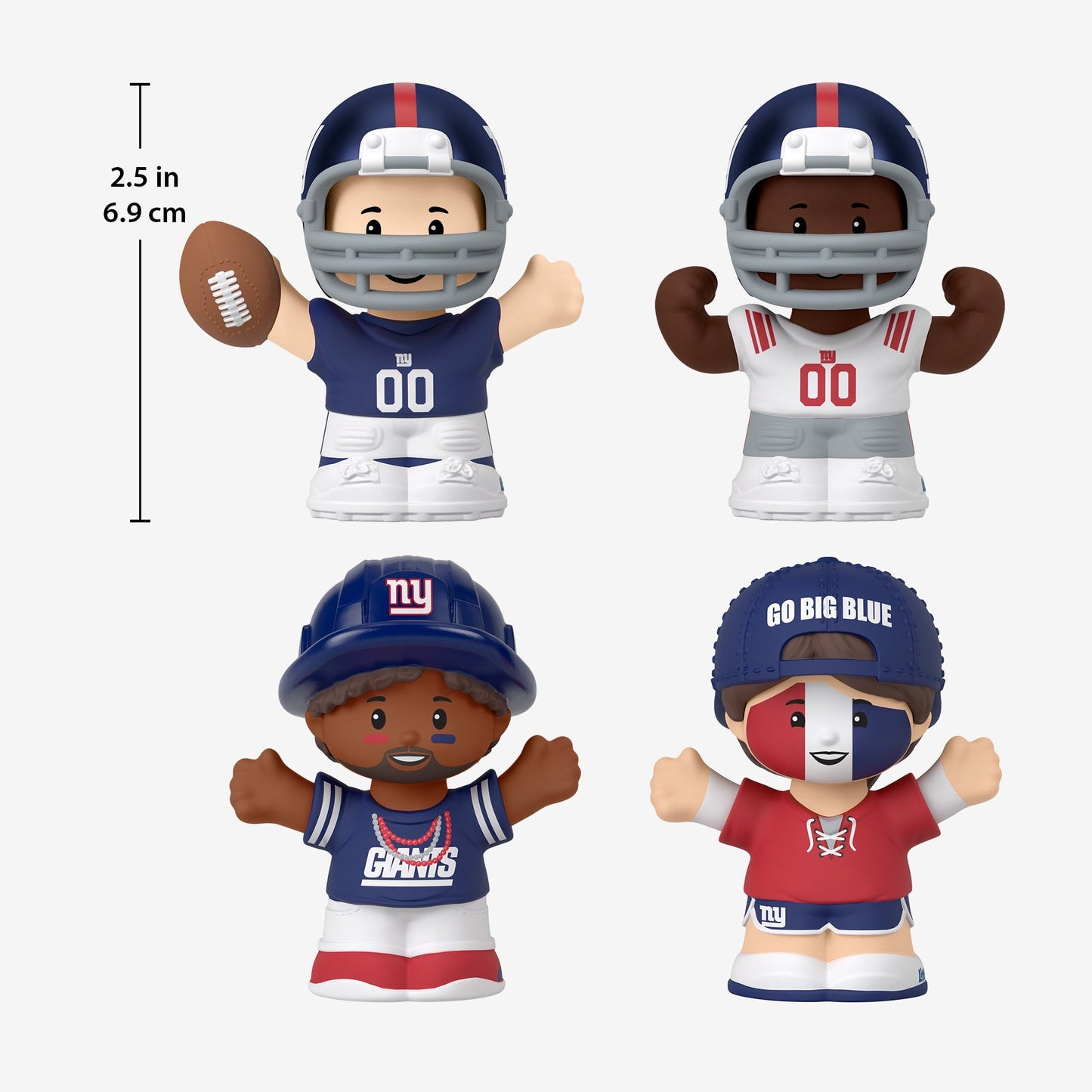 Little People Collector x NFL New York Giants Set - Mô hình Nhân vật Sưu tầm - Mattel Mattel - ảnh 2 - Figure Set