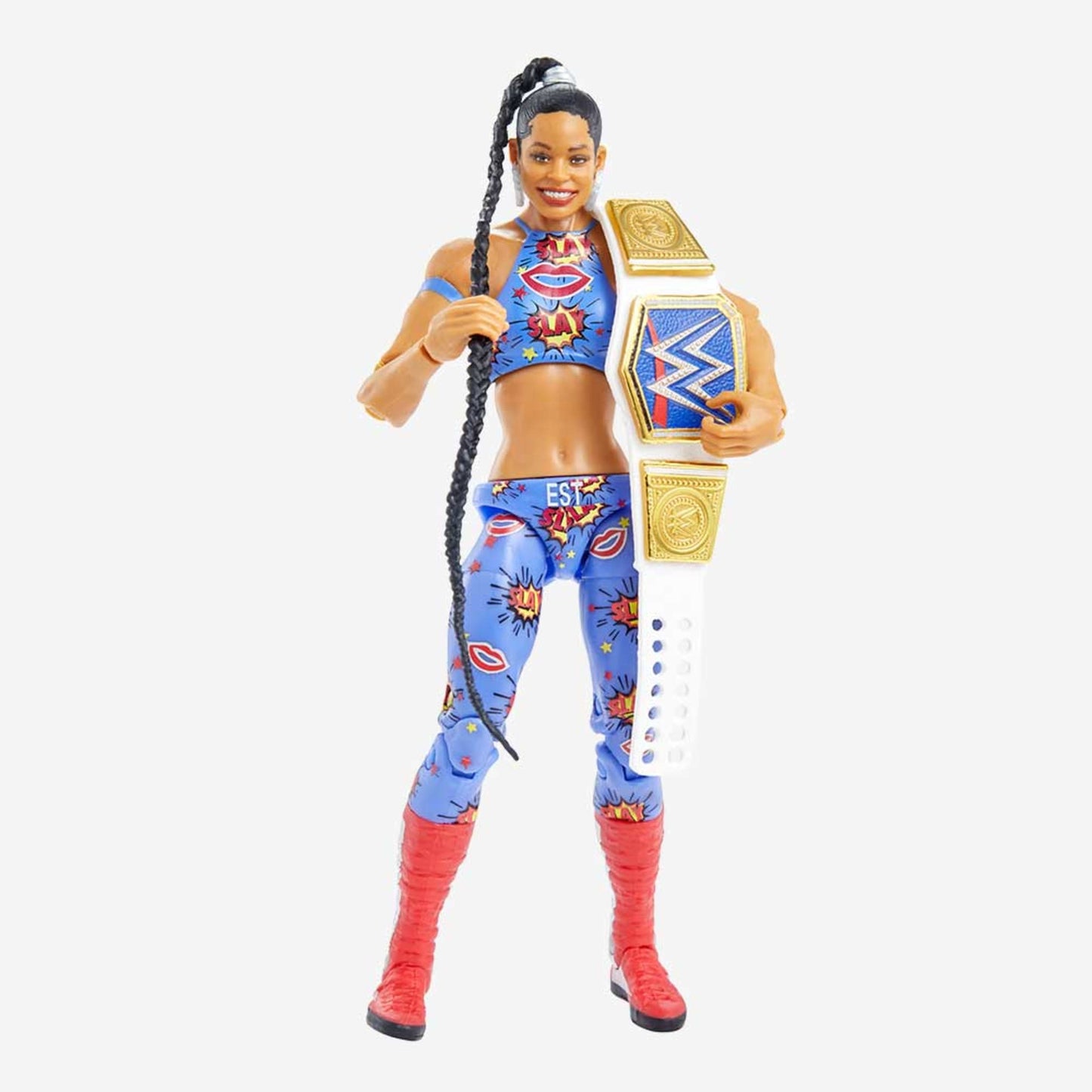 WWE Bianca Belair Elite Collection Action Figure - Mô Hình Nhân Vật WWE Cao Cấp - Mattel HDF18 - Hình ảnh sản phẩm