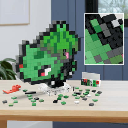 Pokémon Bulbasaur Building Set by MEGA - Bộ Lắp Ráp Mô Hình Pixel Art