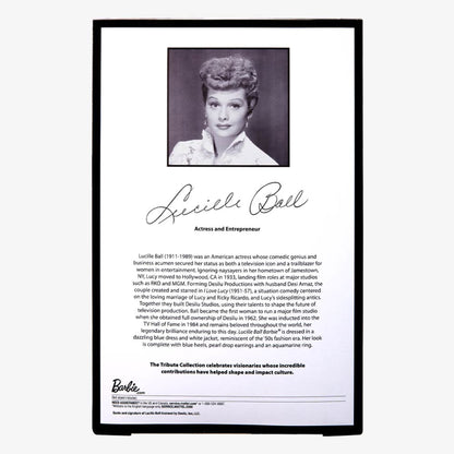 Lucille Ball Barbie Tribute Collection Doll - Búp Bê Sưu Tầm Biểu Tượng Mattel Mattel - ảnh 3 - Dolls