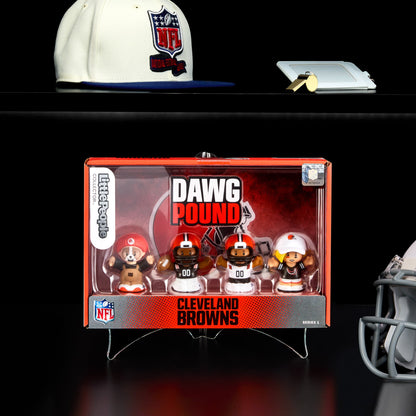 Little People Collector x NFL Cleveland Browns Set - Bộ Mô Hình Figure Sưu Tầm Mattel - Hình ảnh sản phẩm