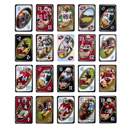 UNO Fandom NFL San Francisco 49ers Game Deck - Bộ Bài Thẻ Bài Thể Thao Mattel - Hình ảnh bổ sung 4
