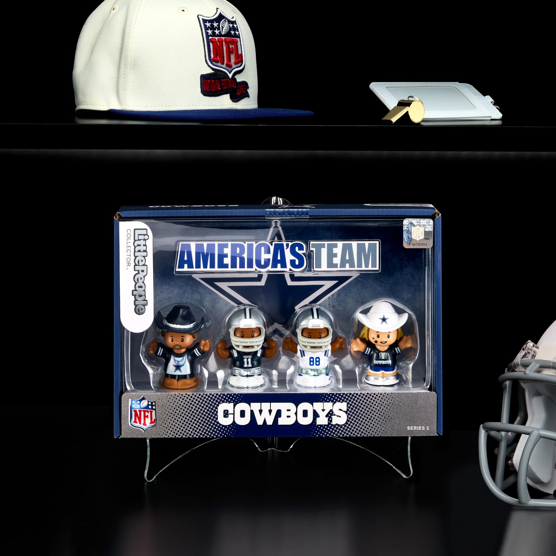 Little People Collector x NFL Dallas Cowboys Set - Bộ Mô Hình Đồ Chơi Sưu Tầm - Mattel Fisher-Price - Hình ảnh sản phẩm