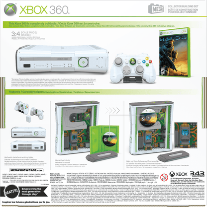 MEGA Microsoft Xbox 360 Replica Building Toy Kit - Bộ Đồ Chơi Lắp Ráp Mô Hình Sưu Tầm - MEGA