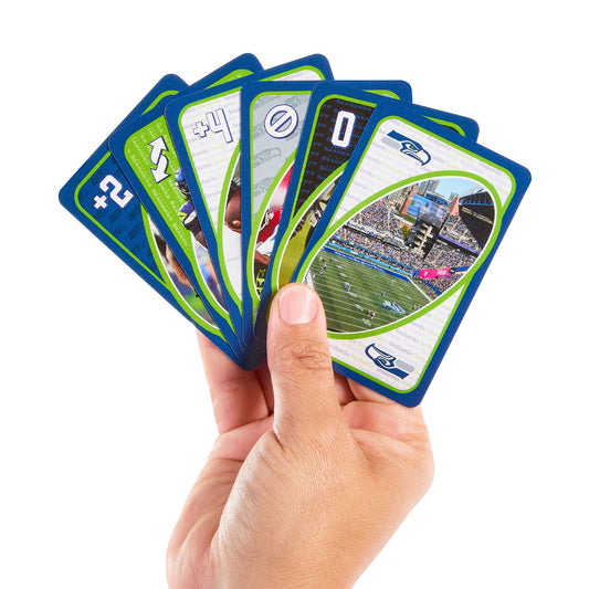 UNO Fandom NFL Seattle Seahawks Game Deck - Bộ Bài Thẻ Thể Thao Mattel - Hình ảnh chi tiết 2