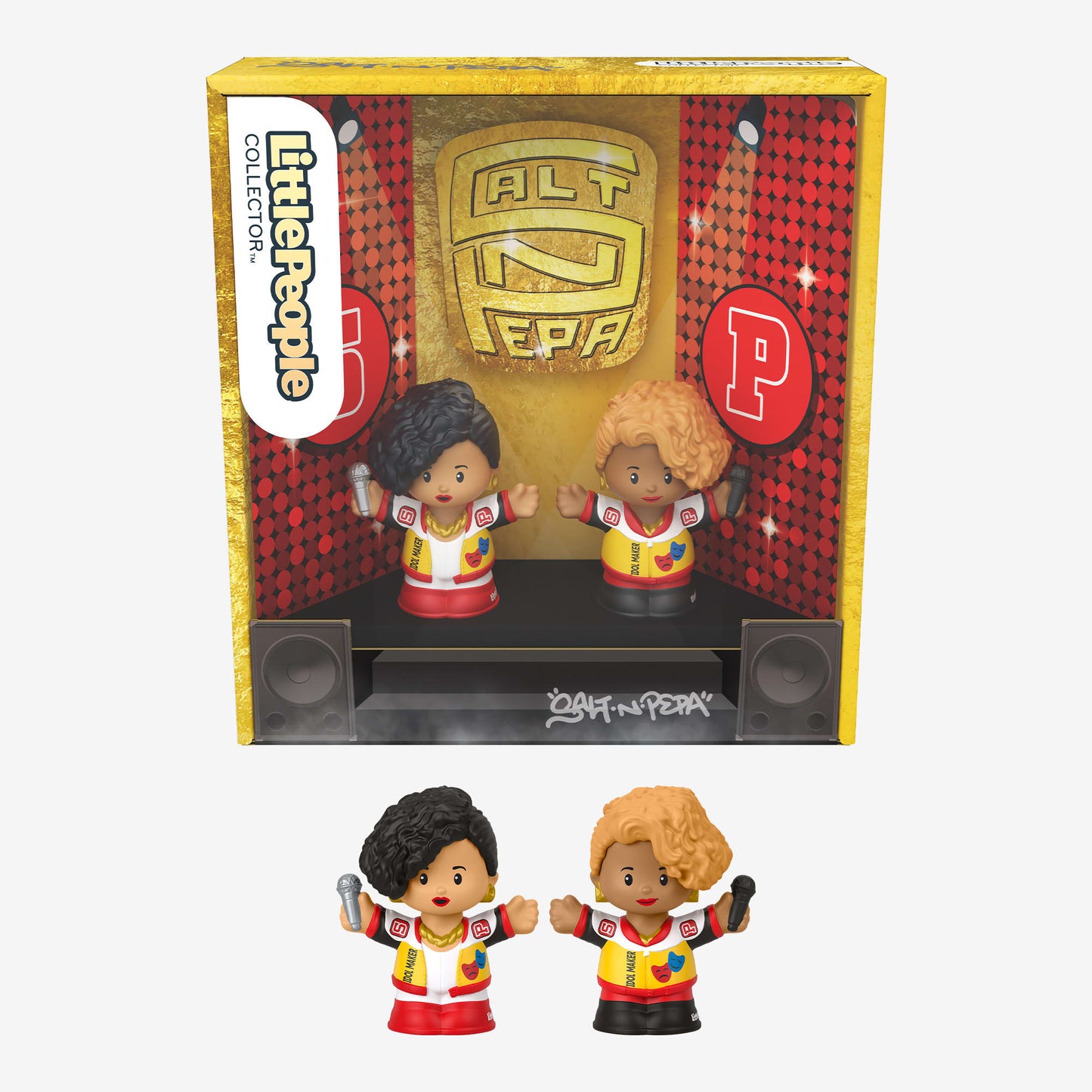 Little People Collector Salt-N-Pepa Special Edition Set - Bộ Mô Hình Figure Nhân Vật Hip-hop Mattel - Hình ảnh sản phẩm
