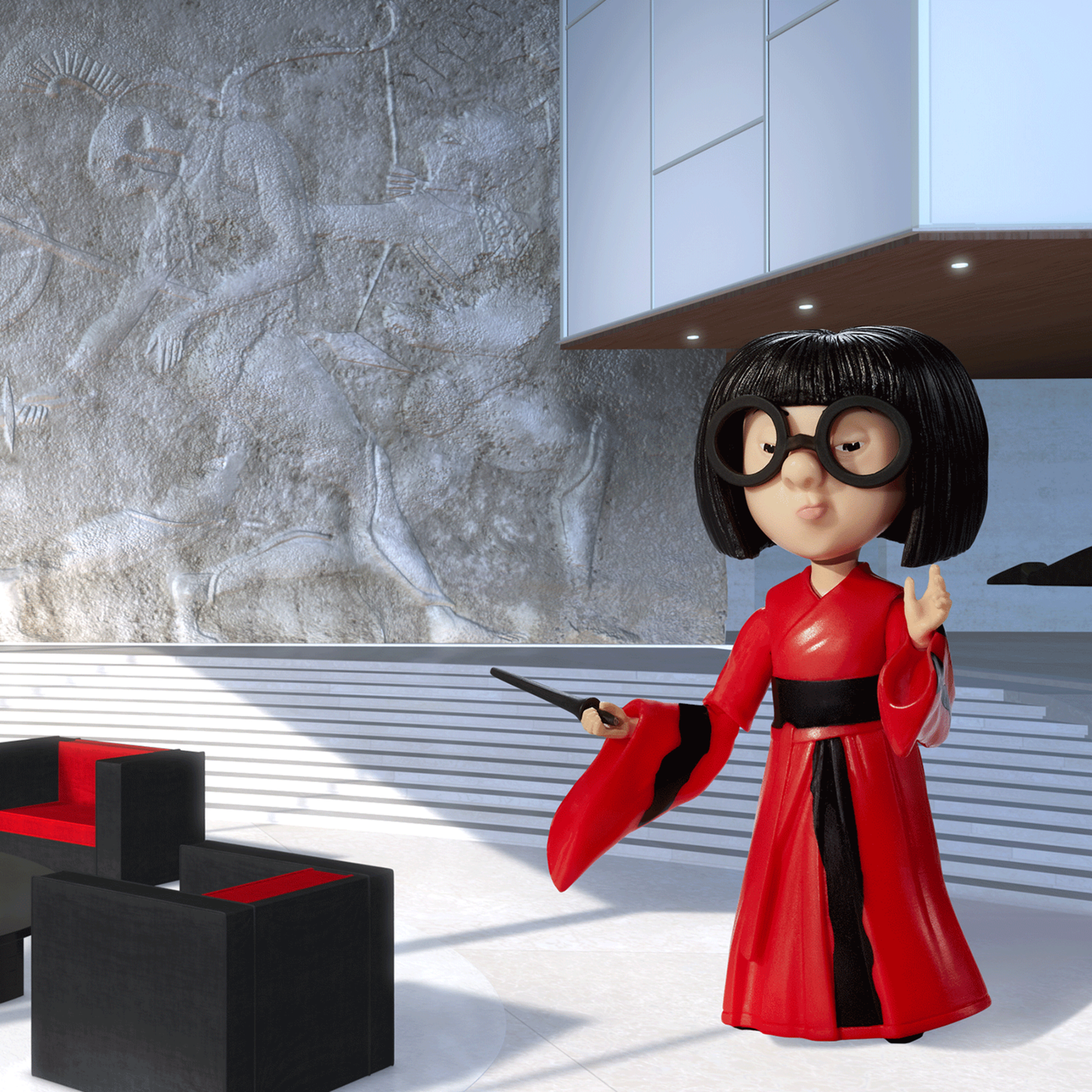 Pixar Spotlight Series Edna Mode Collector Figure The Incredibles - Mô hình sưu tầm cao cấp - Mattel Creations GWG70 Mattel C