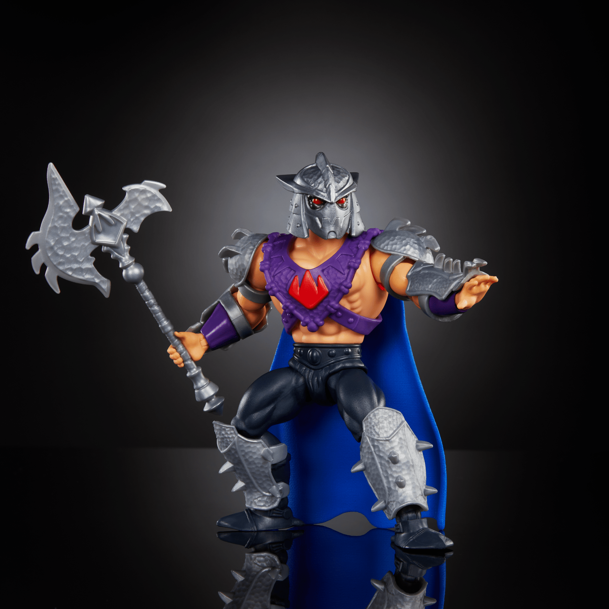 Masters of the Universe Origins Turtles of Grayskull Shredder Action Figure - Mô hình Figure nhân vật Shredder - Mattel HTH10 - Hình ảnh bổ sung 4