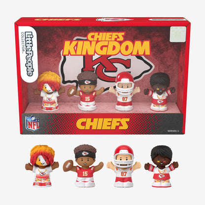 Little People Collector x NFL Kansas City Chiefs Set - Bộ Mô Hình Nhân Vật Sưu Tầm - Mattel - Góc nhìn khác 3