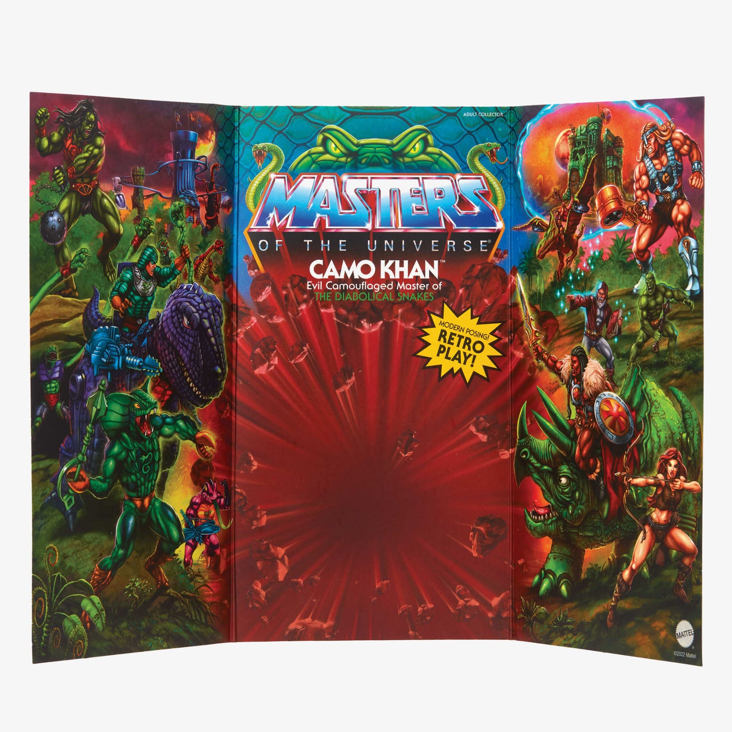Masters of the Universe Camo Khan Action Figure - Mô hình nhân vật cao cấp Mattel Creations - Hình ảnh bổ sung 7