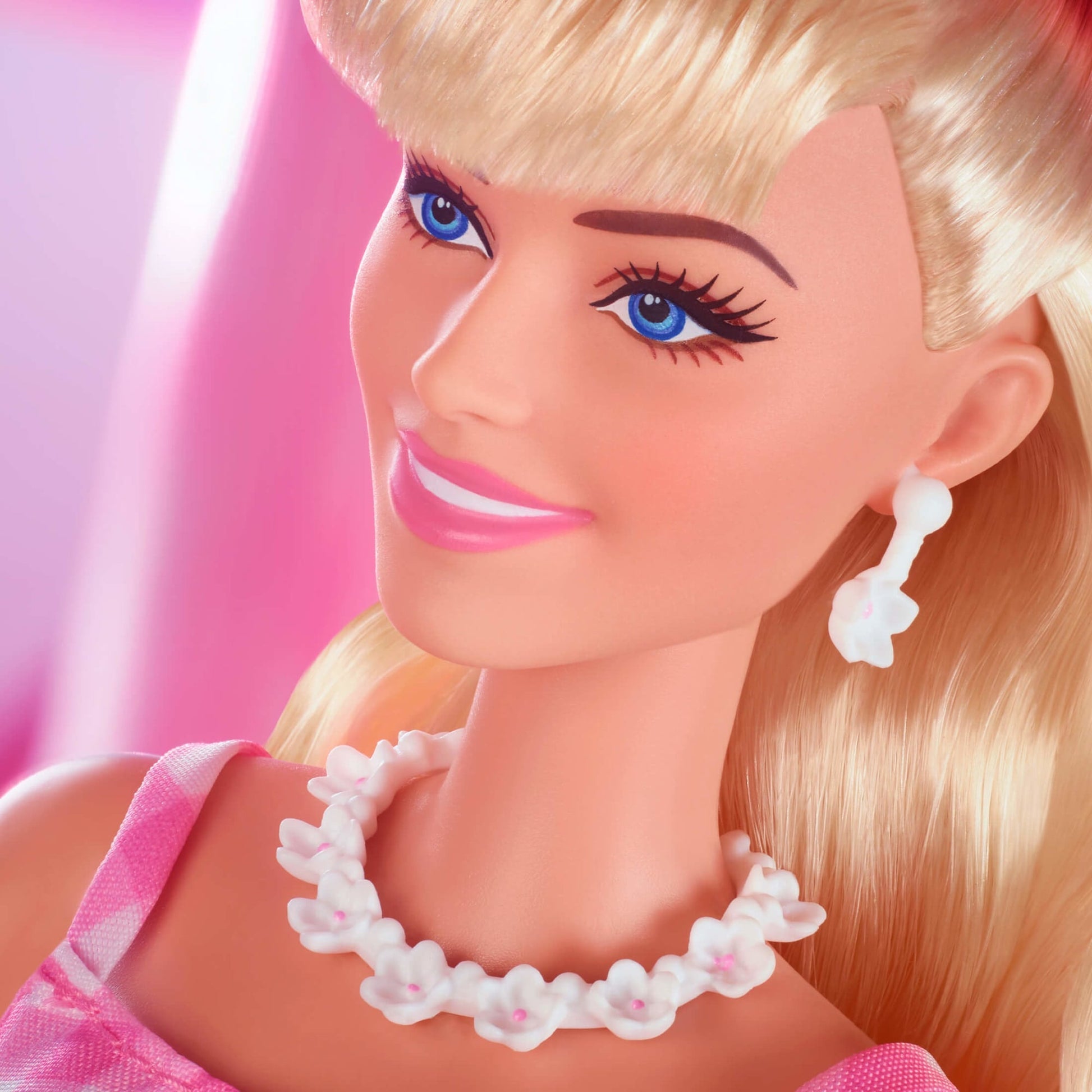 Barbie in Pink Gingham Dress – Barbie The Movie Búp Bê Sưu Tầm Chính Hãng Mattel HPJ96 Mattel - ảnh 8 - Búp bê