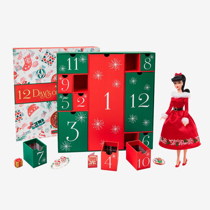 Barbie 12 Days of Christmas Doll and Accessories - Búp Bê Sưu Tầm Cao Cấp Barbie Signature - Hình ảnh sản phẩm