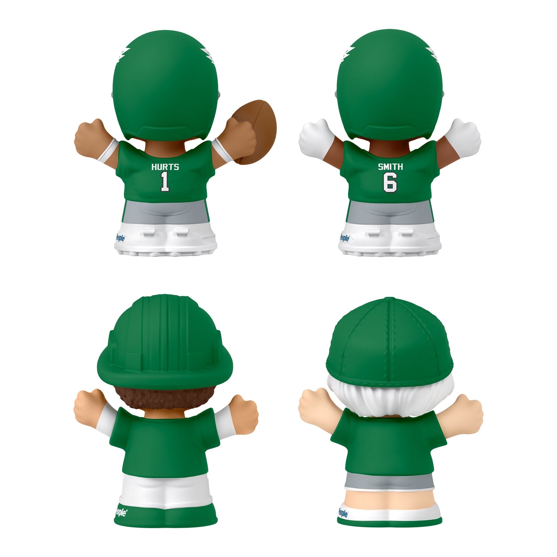 Little People Collector Philadelphia Eagles Alternate Jersey Figure Set - Bộ Mô Hình Cầu Thủ NFL Sưu Tầm - Mattel - Hình ảnh bổ sung 4