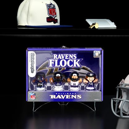 Little People Collector x NFL Baltimore Ravens Set - Bộ Mô Hình Đồ Chơi Sưu Tập NFL Mattel HNJ33 - Hình ảnh sản phẩm