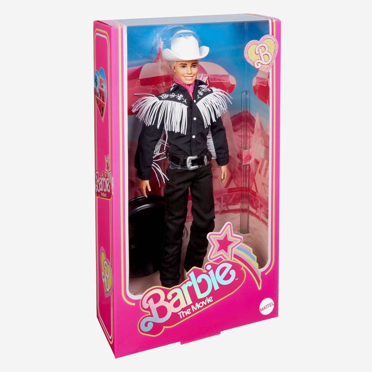 Ken Doll in Black and White Western Outfit – Barbie The Movie - Búp Bê Ken Cao Bồi - Mattel Creations
