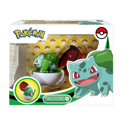Pokemon Ball Toy Automatically Transforms: Bulbasaur - Đồ chơi Quả cầu Pokemon Tự động biến hình - POKEMON TOYS ZC8940E