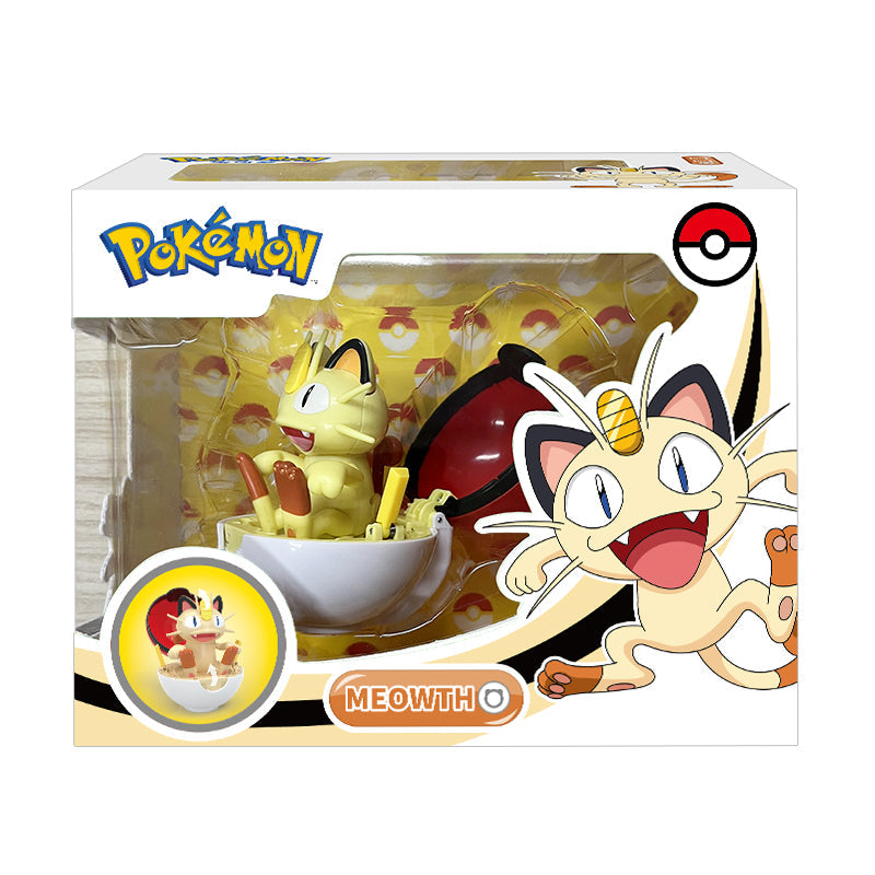 Pokemon Meowth Automatic Transforming Ball Toy - Mô hình quả cầu biến hình tự động - POKEMON TOYS ZC8941E