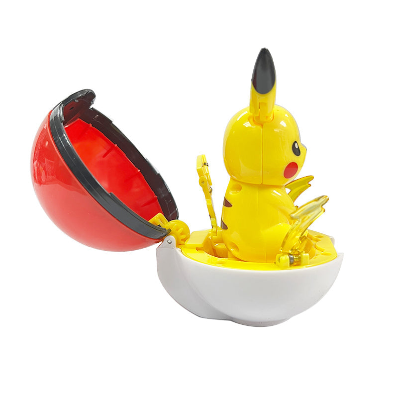 Pokemon Automatic Transforming Ball Toy: Pikachu - Quả Cầu Biến Hình Tự Động - POKEMON TOYS ZC8936E