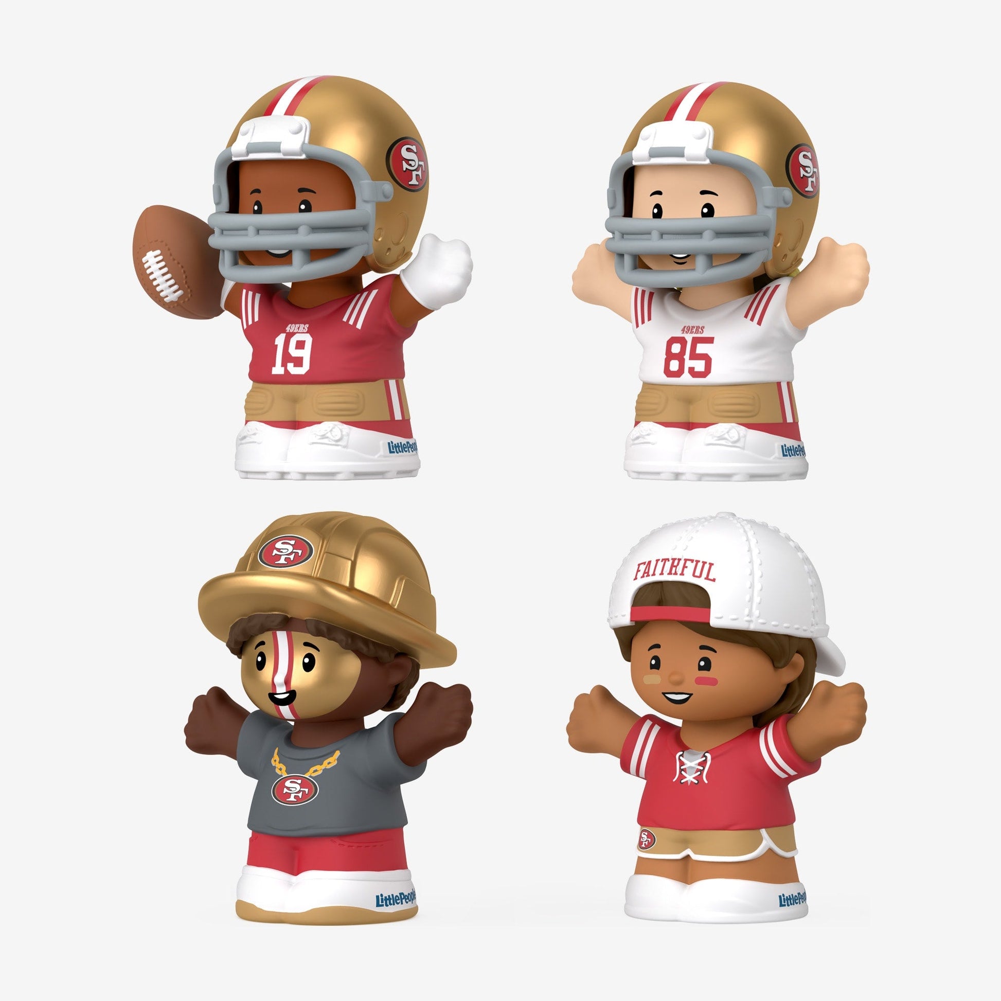 Little People Collector x NFL San Francisco 49ers Set - Bộ Nhân Vật Sưu Tầm Thể Thao - Mattel - Hình ảnh bổ sung 6