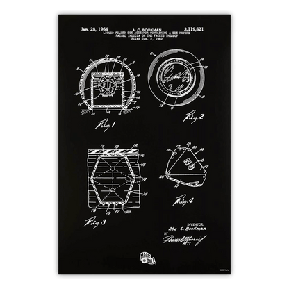 Art of Engineering Magic 8 Ball Print - Tranh In Sơ Đồ Kỹ Thuật - Mattel Creations - Hình ảnh sản phẩm
