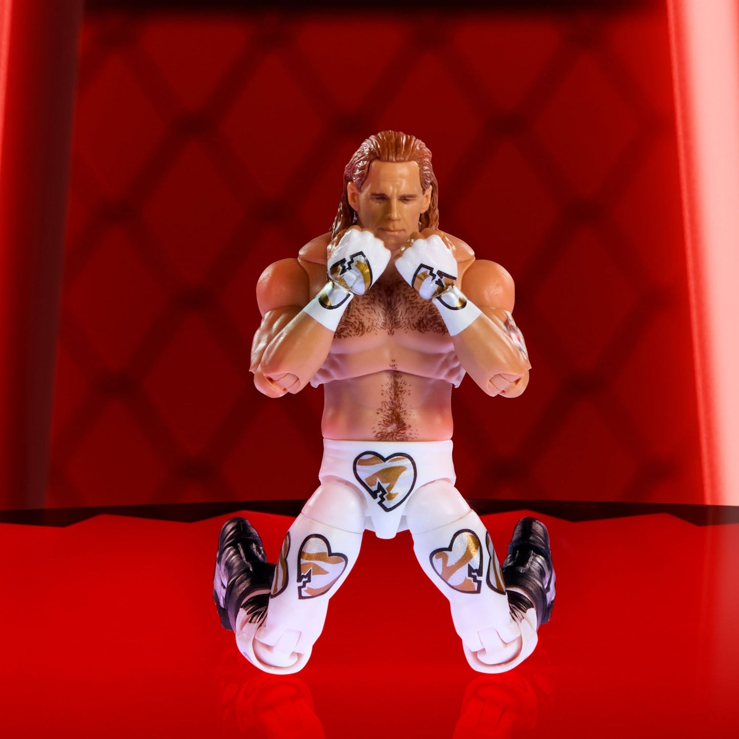 WWE Ultimate Edition Shawn Michaels Figure - Mô hình đô vật WWE WrestleMania 12 - Mattel - Hình ảnh bổ sung 4