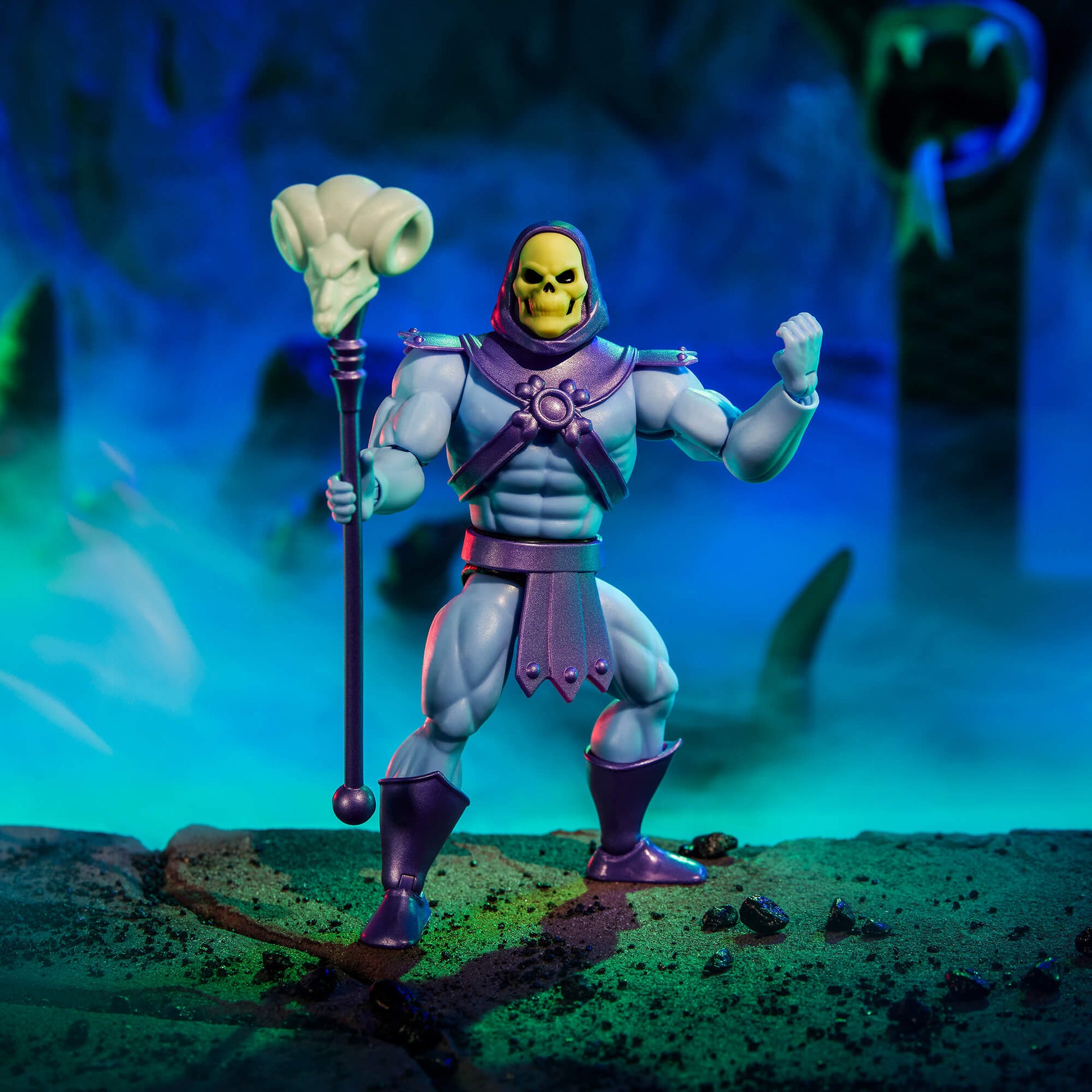 Masters of the Universe Skeletor x VeeFriends Skilled Skeleton 2-Pack - Bộ 2 Mô Hình Khớp Cử Động Mattel Creations Mattel - ả