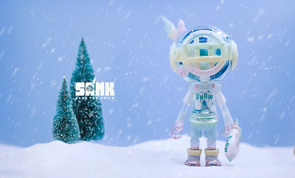 Sank Toys Little Sank-Snow On The Way-Rainbow - Mô Hình Art Toy Cao Cấp Chính Hãng