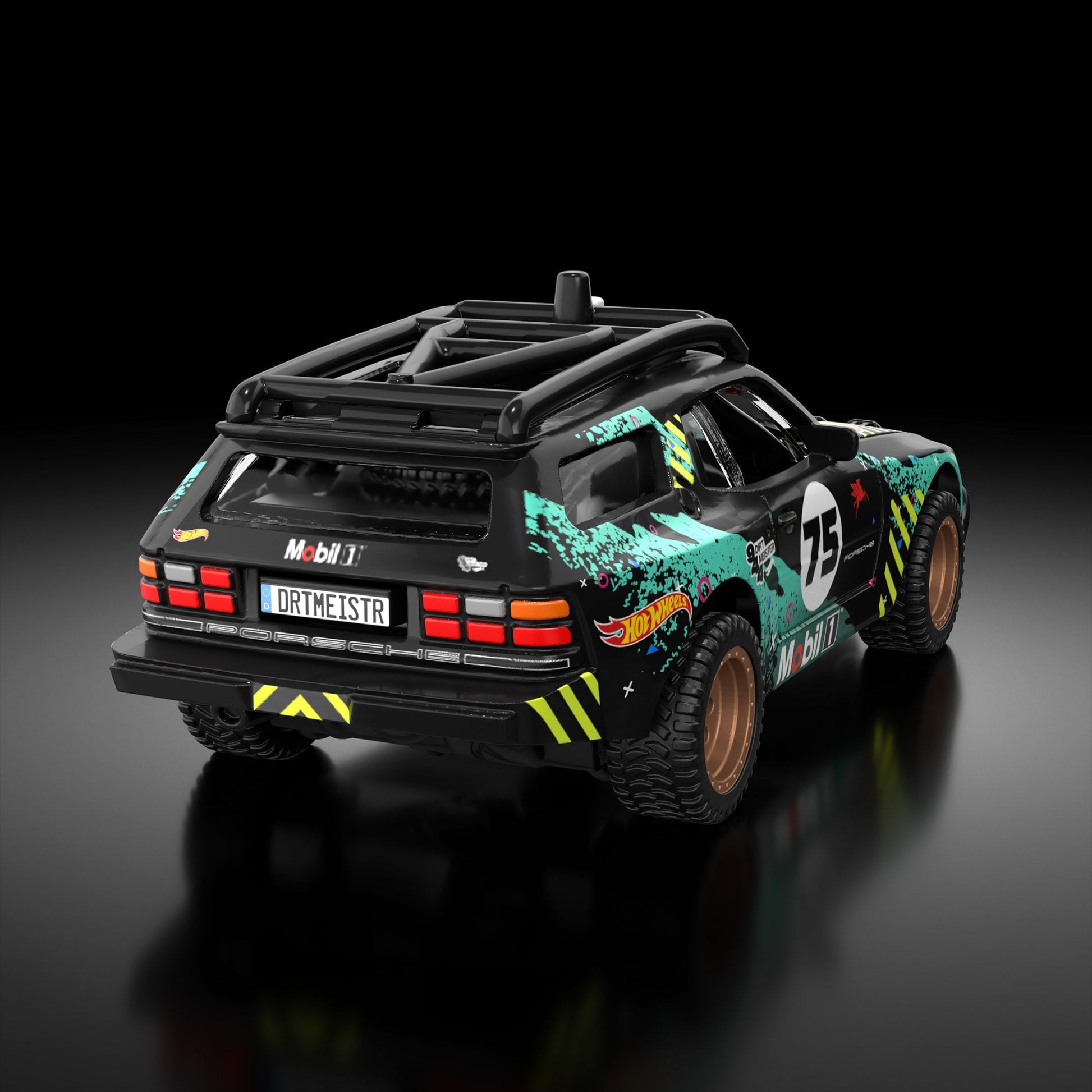 Hot Wheels Mobil 1 Porsche Dirtmeister 944 - Xe Mô Hình Kim Loại 1:64 Sưu Tầm Cao Cấp Mattel HWF10 - Hình ảnh bổ sung 5
