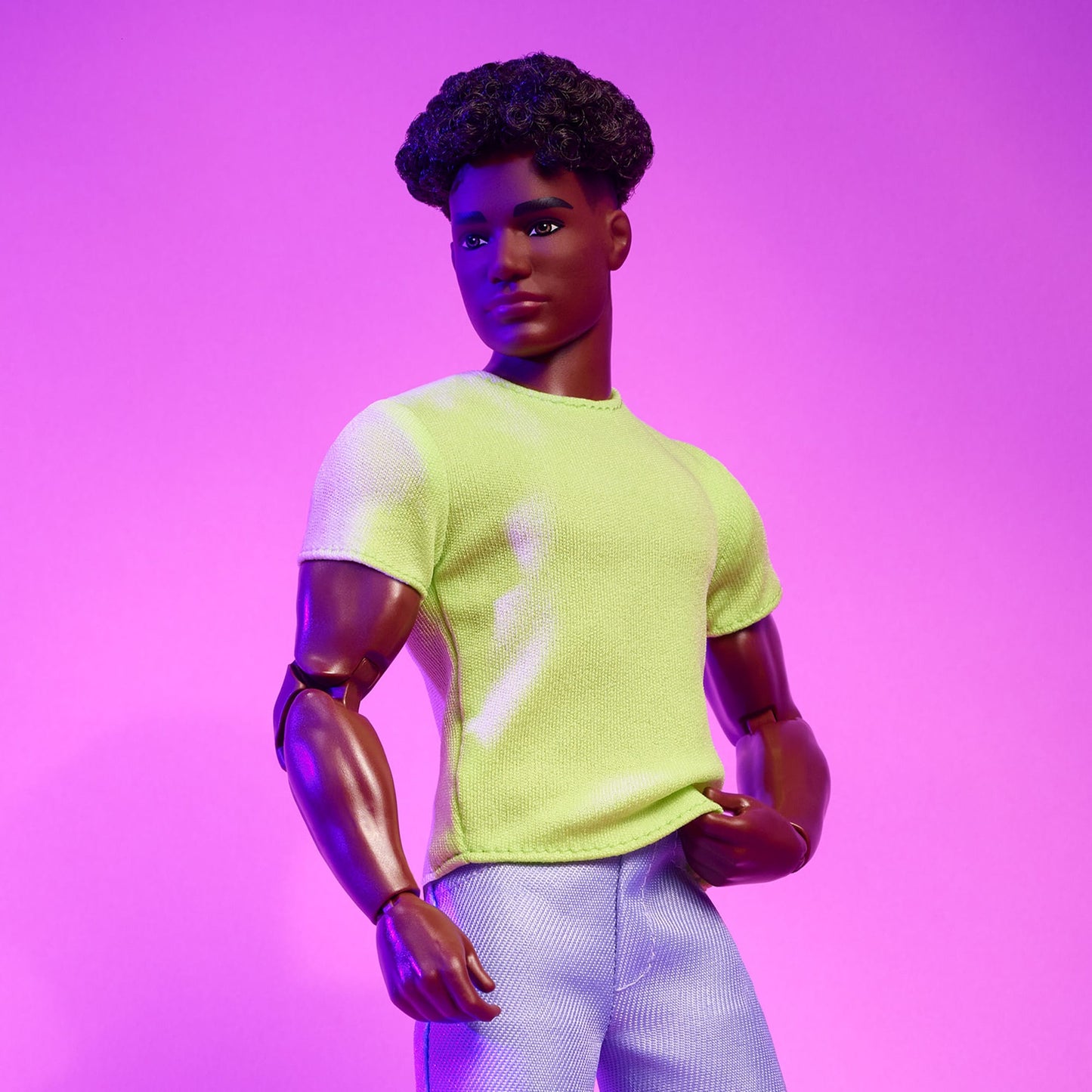 Barbie Looks Doll #25 (Buff Body Ken, Short Black Hair) - Búp bê Ken Sưu tầm Thân hình Cơ bắp - Barbie Signature - Hình ảnh bổ sung 4