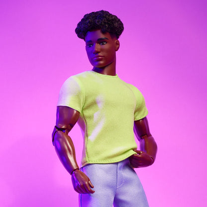 Barbie Looks Doll #25 (Buff Body Ken, Short Black Hair) - Búp bê Ken Sưu tầm Thân hình Cơ bắp - Barbie Signature - Hình ảnh bổ sung 4