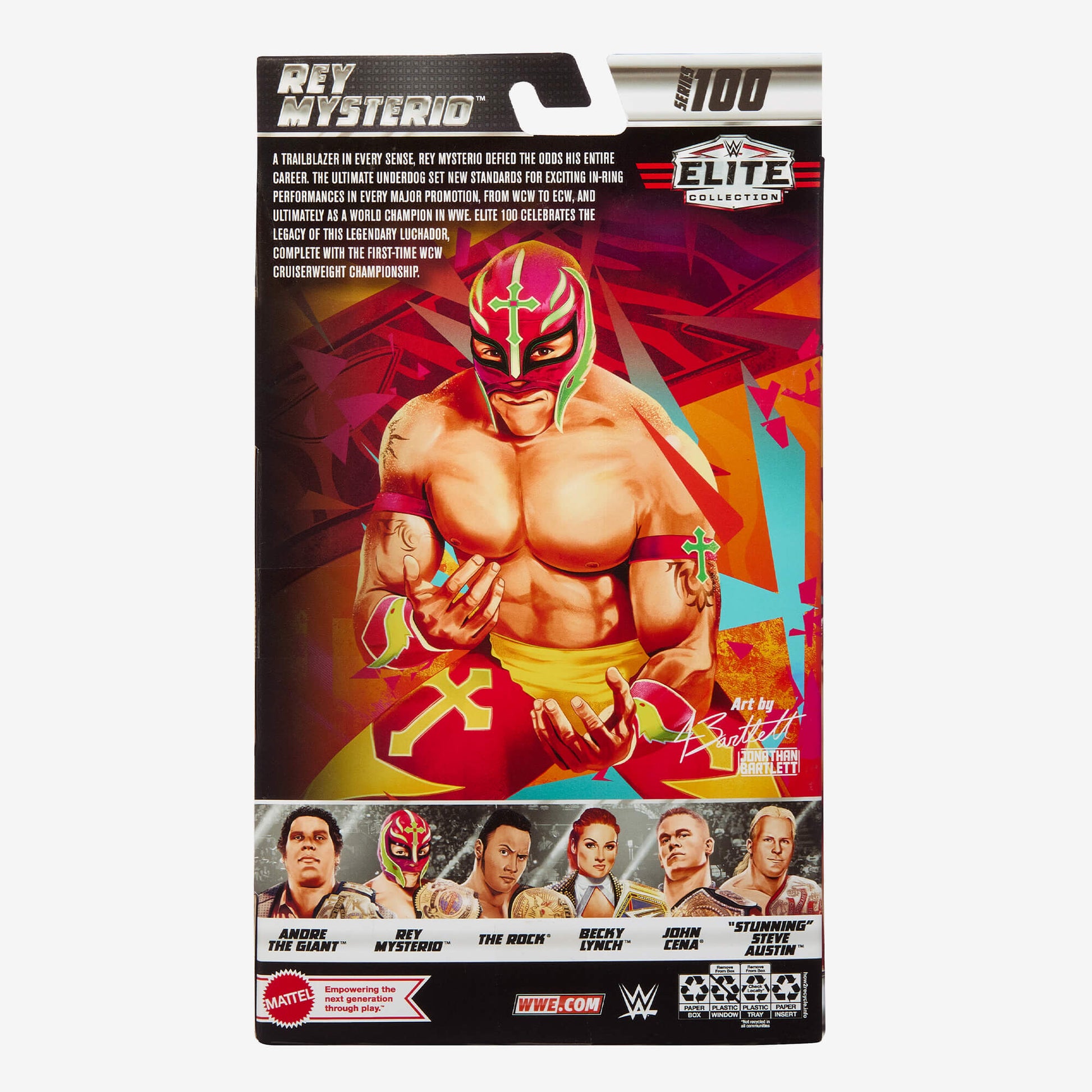 WWE Elite Collection Rey Mysterio Action Figure - Mô hình nhân vật WWE Elite - Mattel HKN82 - Hình ảnh bổ sung 7