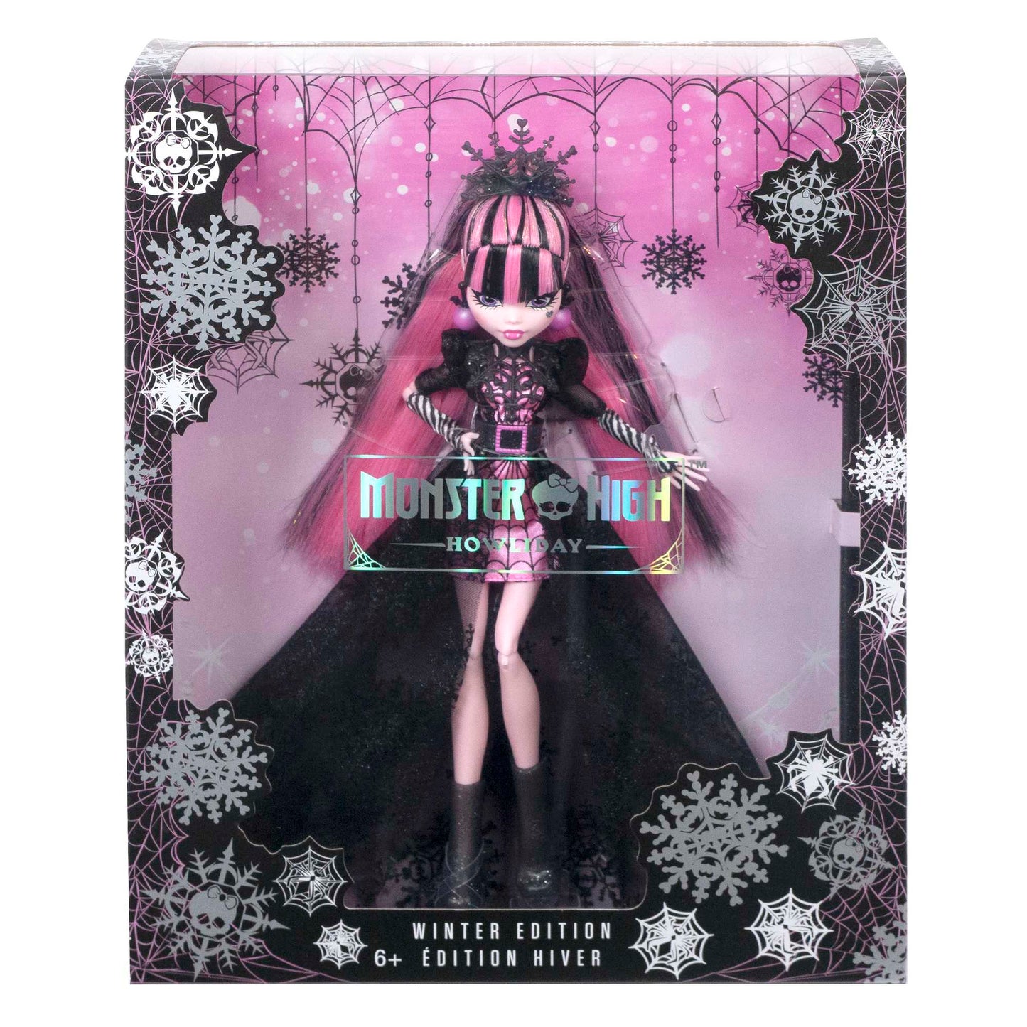 Monster High Howliday: Winter Edition Draculaura Doll - Búp bê sưu tầm mùa đông - Mattel HKX67 - Hình ảnh bổ sung 6