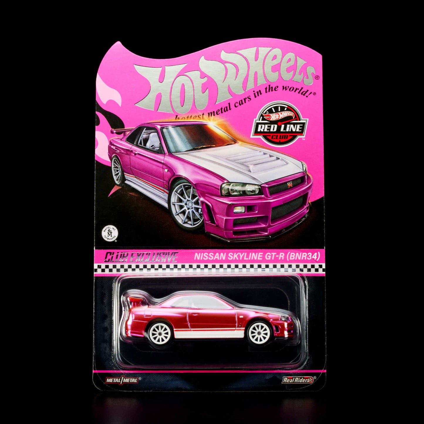 RLC Exclusive Pink Editions Nissan Skyline GT-R Mô Hình Xe Sắt Tỉ Lệ 1:64 Hot Wheels - Hình ảnh chi tiết 2