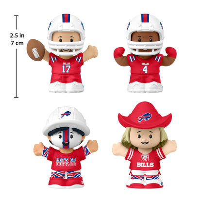 Little People Collector Buffalo Bills Alternate Jersey Figure Set - Bộ Mô Hình Sưu Tầm NFL Mattel Creations - Hình ảnh bổ sung 5