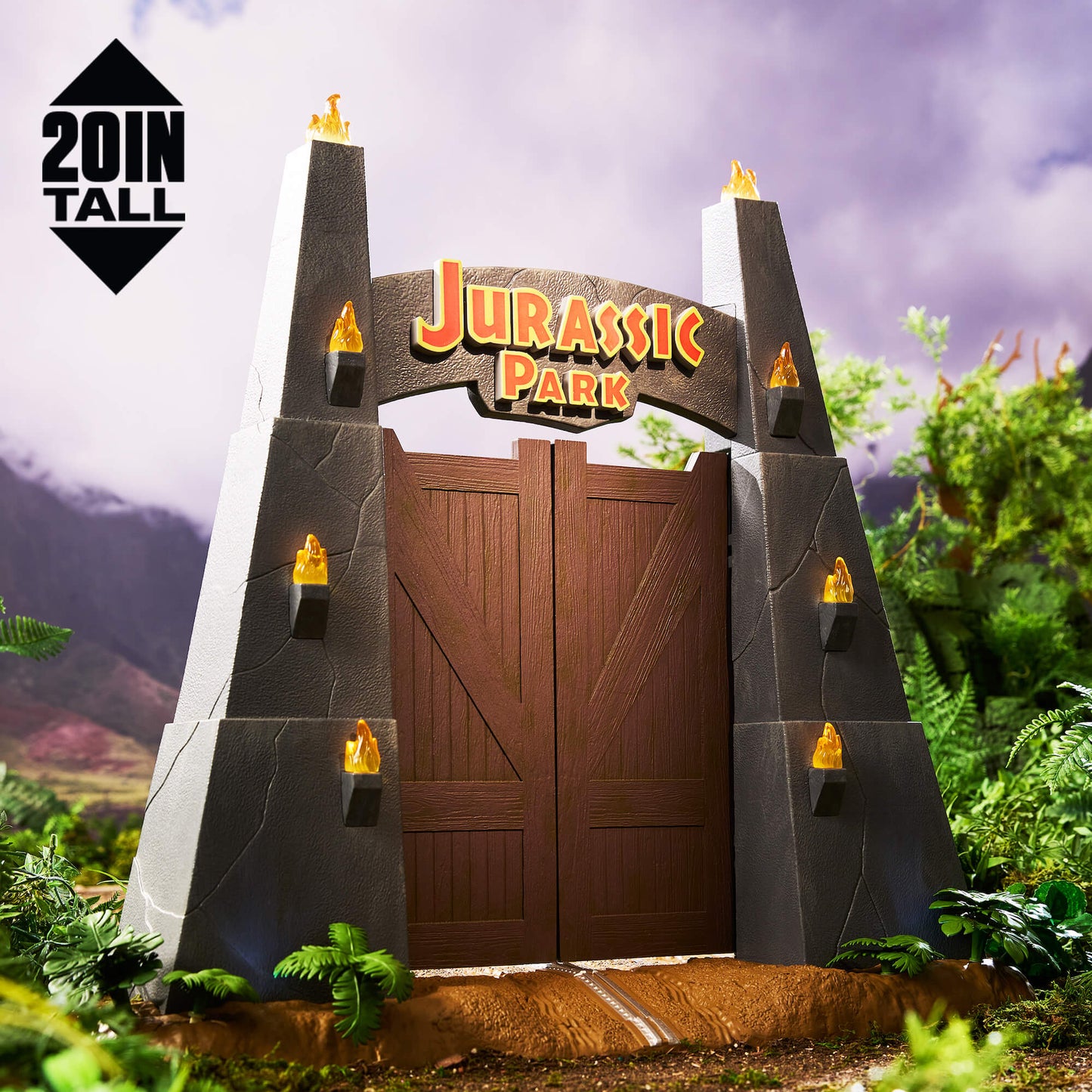 Jurassic World The Gates Crowdfund Mô hình Cánh Cổng Hammond Collection Mattel - Hình ảnh chi tiết 2