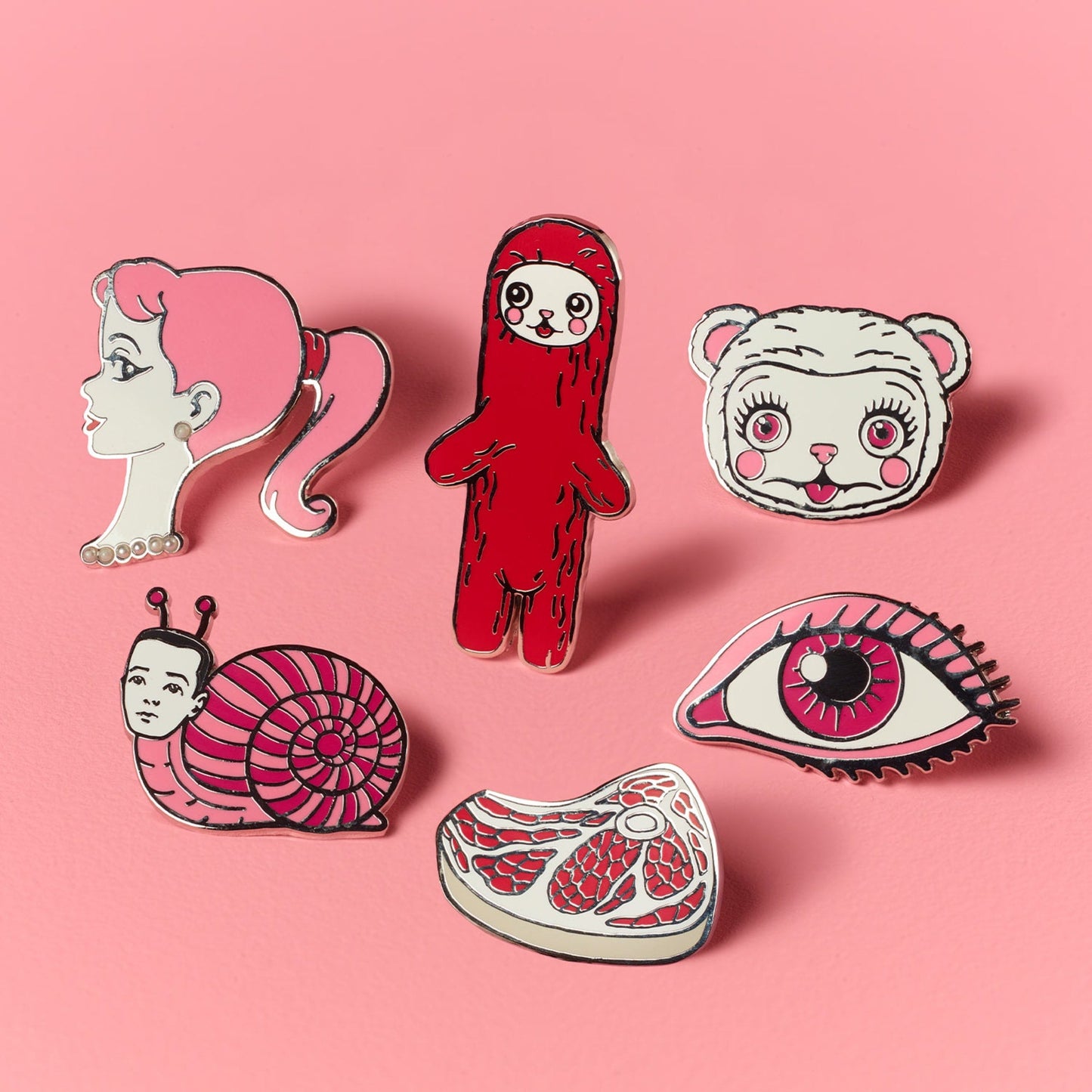 Mark Ryden x Barbie Enamel Pins - Bộ Huy Hiệu Cài Áo Nghệ Thuật Cao Cấp - Mattel Creations - Hình ảnh sản phẩm